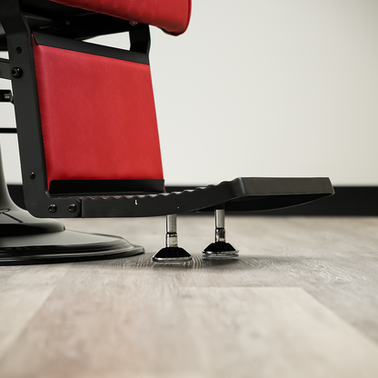 Cedrus Barber Chair - Red by LEVANT BARBER EQUIPMENT - Furniture (View 13)