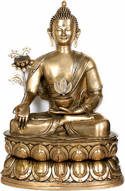 Large Size Rare Tibet Deity Buddha Big Statue 3 Feet by vendor-unknown - Buddha (View 2)