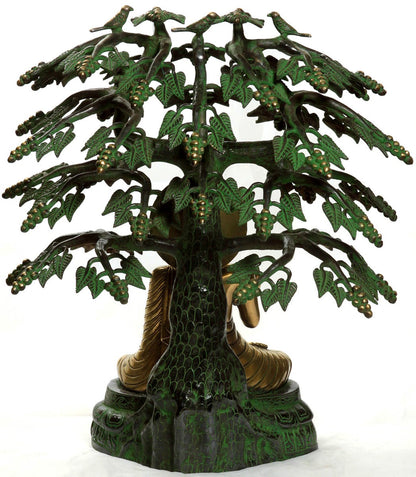Lord Buddha Sitting Under Bodhi Tree Bodhisattva Large Statue 21" by vendor-unknown - Buddha (View 4)