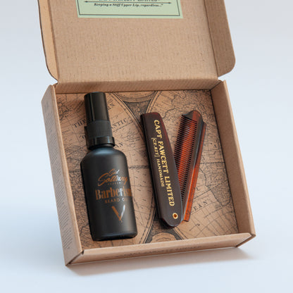 Captain Fawcett's Beard Oil & Beard Comb Gift Set(Barberism) by Captain Fawcett's - Gift Sets & Kits