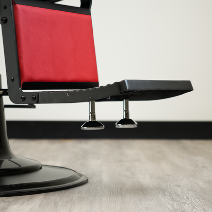 Cedrus Barber Chair - Red by LEVANT BARBER EQUIPMENT - Furniture (View 14)