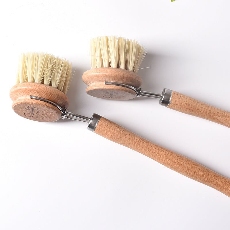 Wooden Handle Pot Brush – Eco-Friendly Cleaning Brush - Image 3