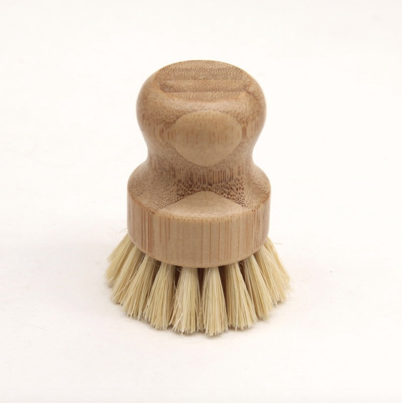 Natural Sisal Cleaning Brush with Beech Wood Handle – Eco-Friendly Kitchen Brush for Pots & Tableware