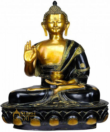 Large Size Shakyamuni Buddha On Base Home Garden Décor Big Statue 3 Feet by vendor-unknown - Buddha