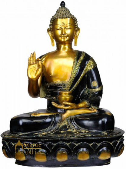 Large Size Shakyamuni Buddha On Base Home Garden Décor Big Statue 3 Feet by vendor-unknown - Buddha (View 2)