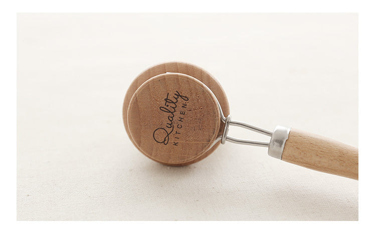 Eco-Friendly Beech Wood Handle Pot Brush with Durable Steel & Plastic Bristles