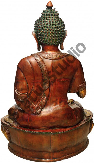 Large Size Garden Home Indoor Outdoor Buddha Décor Statue For Sale 4 Feet - Image 3