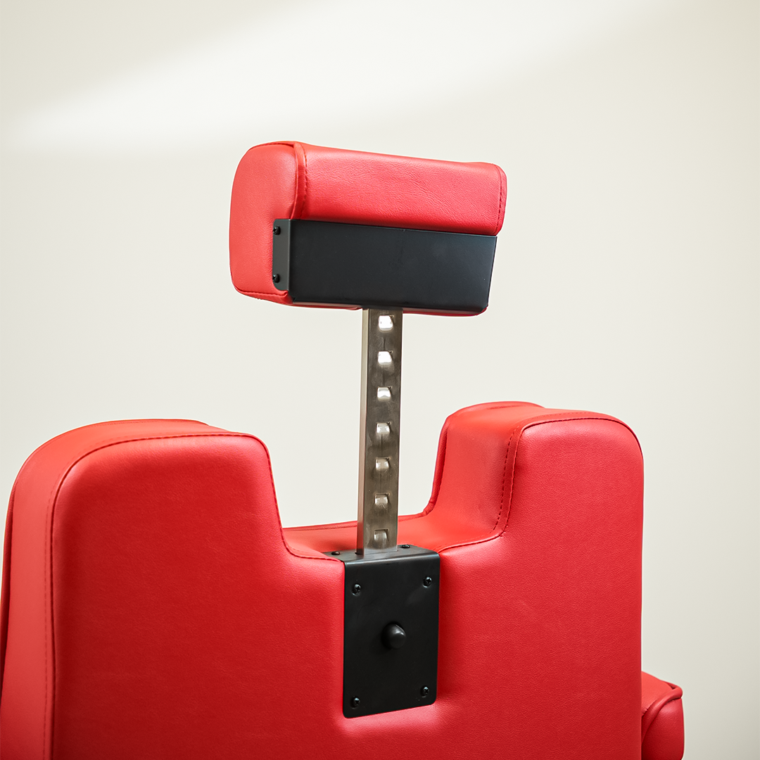 Cedrus Barber Chair - Red by LEVANT BARBER EQUIPMENT - Furniture (View 17)
