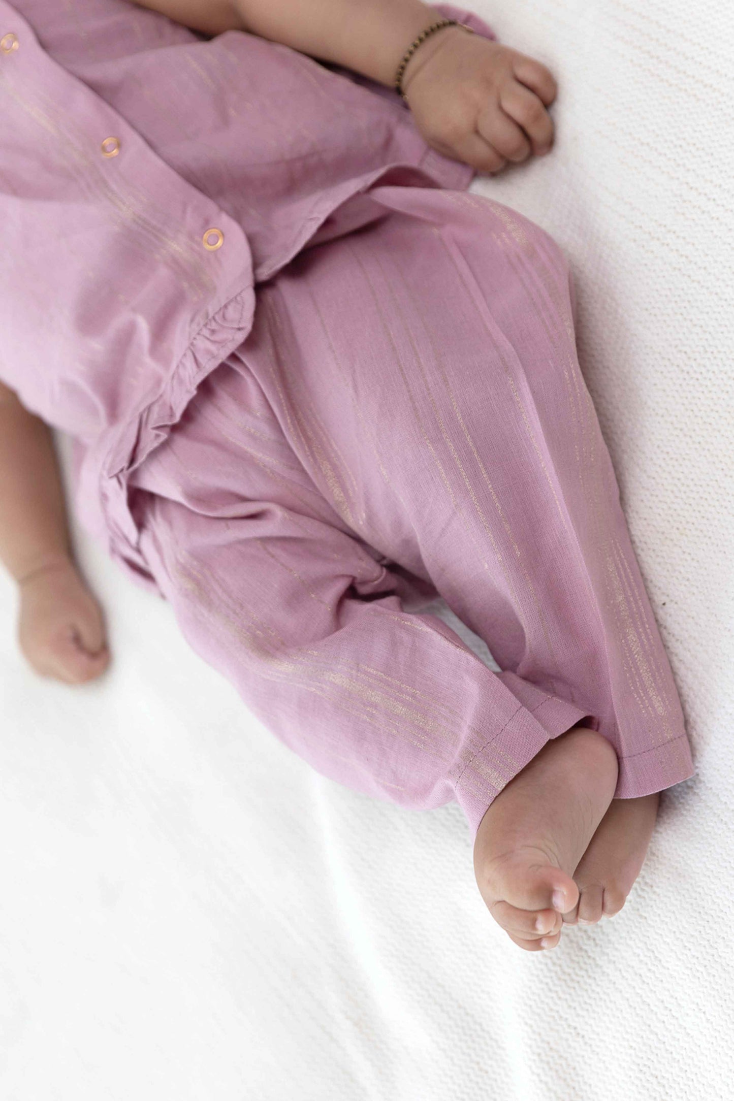 Jamun Chuski Jhabla Set - Purple