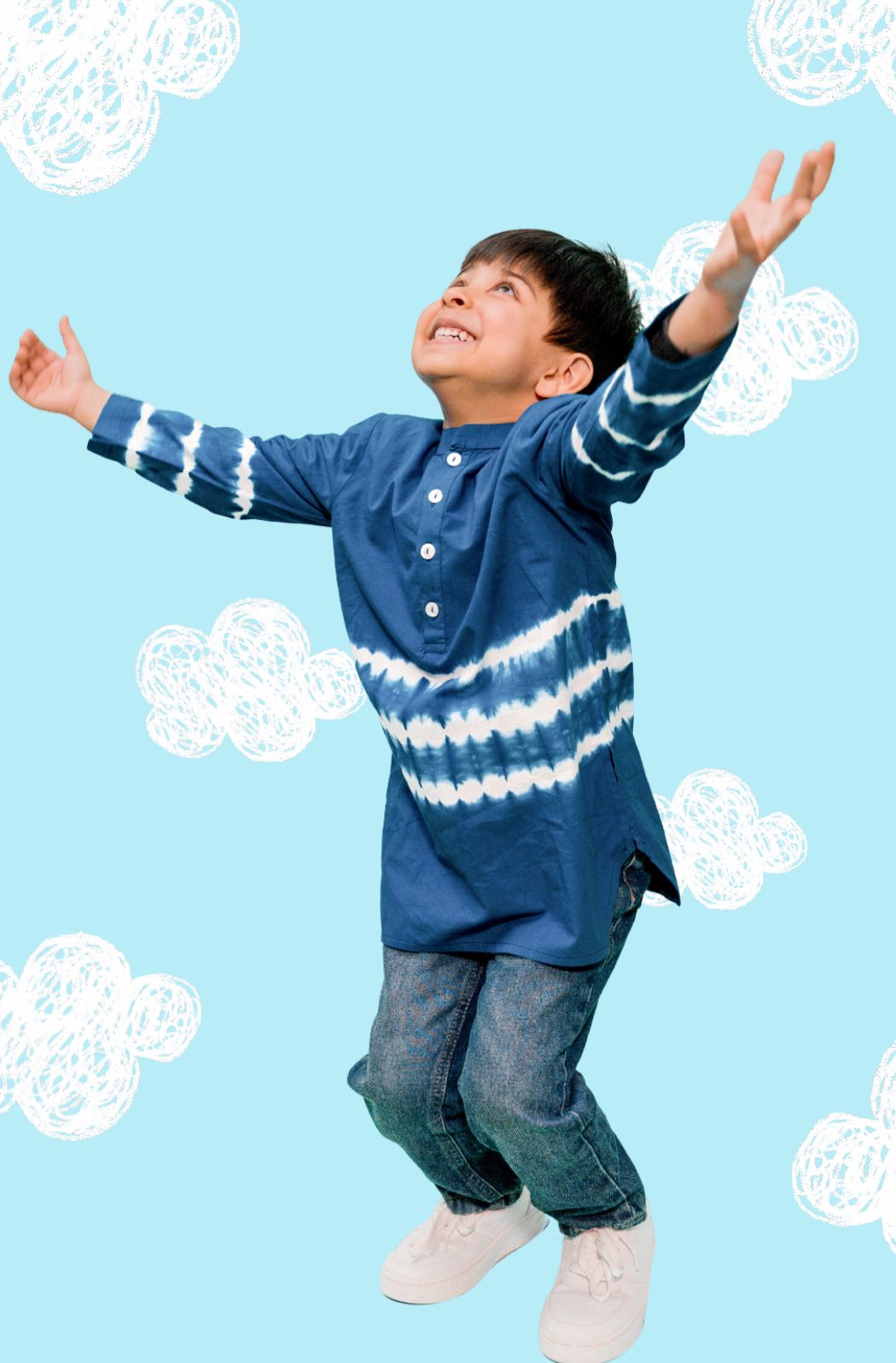 Breezy Lines Kurta - Blue - Image 3