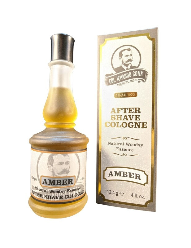 Col. Conk Amber After Shave Cologne - 4 oz - Eco-friendly - Sama Homes