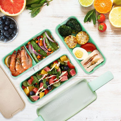 Amazon 8-piece Set Japanese Lunch Box Suit Thermal Bag Breakfast Soup Cups Bento Box Set Suit – Image 3