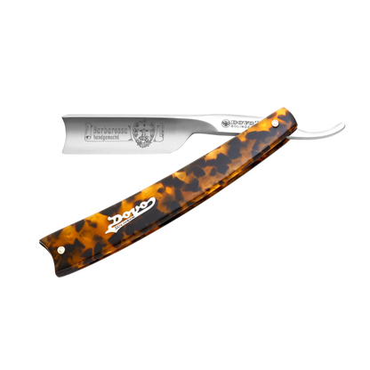 DV-803513, Dovo Straight Razor Barbarossa, 5/8”, carbon, 1/1 full hollow, Spanish head by Dovo - Straight Razor (View 2)