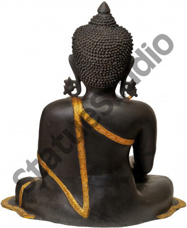 Antique Rare Thai Buddhist Home Garden Décor Buddha Statue 1.5 Feet