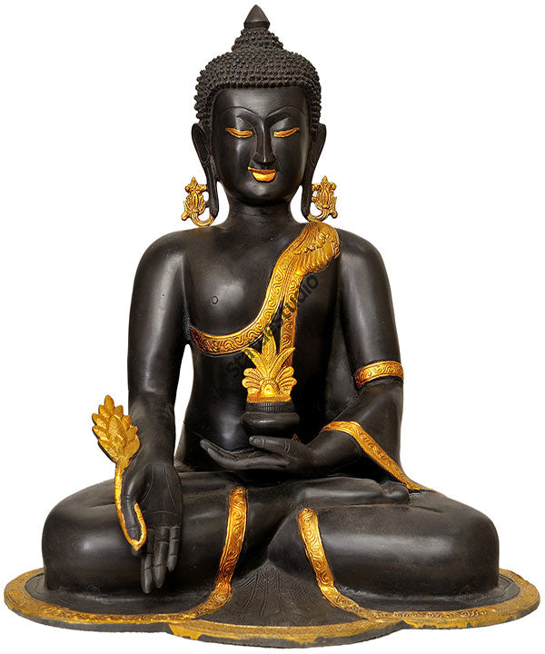 Antique Rare Thai Buddhist Home Garden Décor Buddha Statue 1.5 Feet