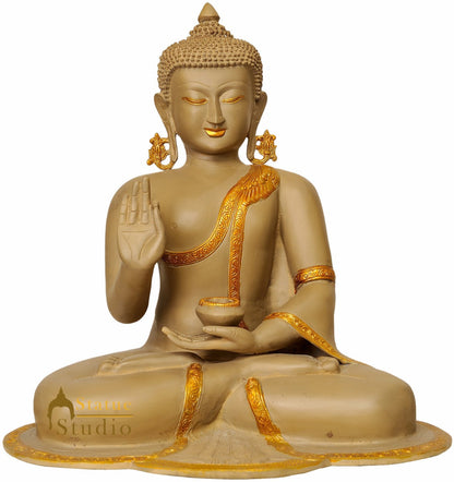 Antique Rare Home Garden Décor Buddha Exclusive Masterpiece Statue 1.5 Feet by vendor-unknown - Buddha (View 2)