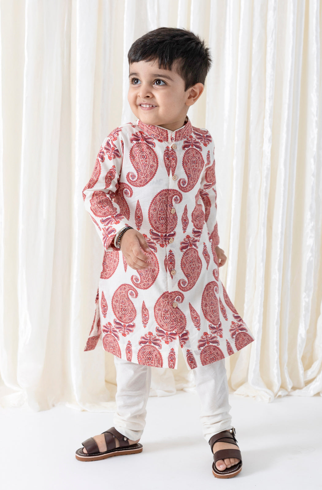 Kashmir Paisley Kurta Set - Eco-friendly - Sama Homes