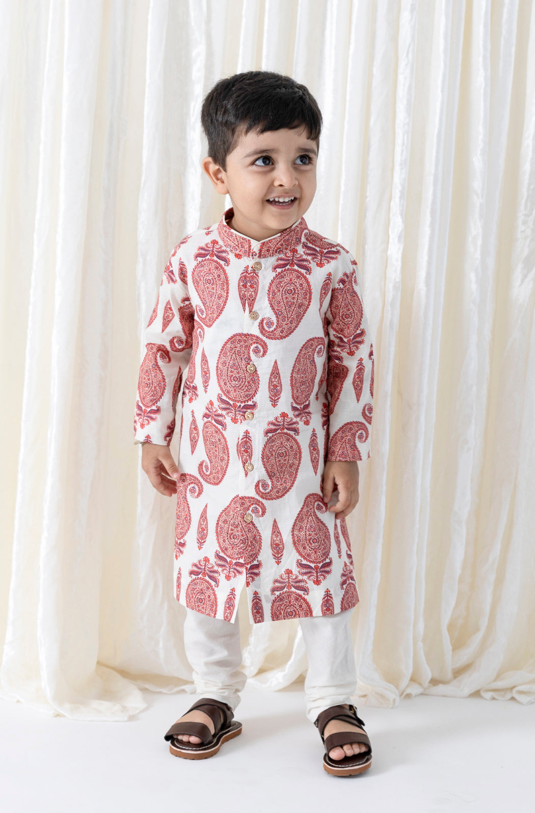 Kashmir Paisley Kurta Set - Image 5