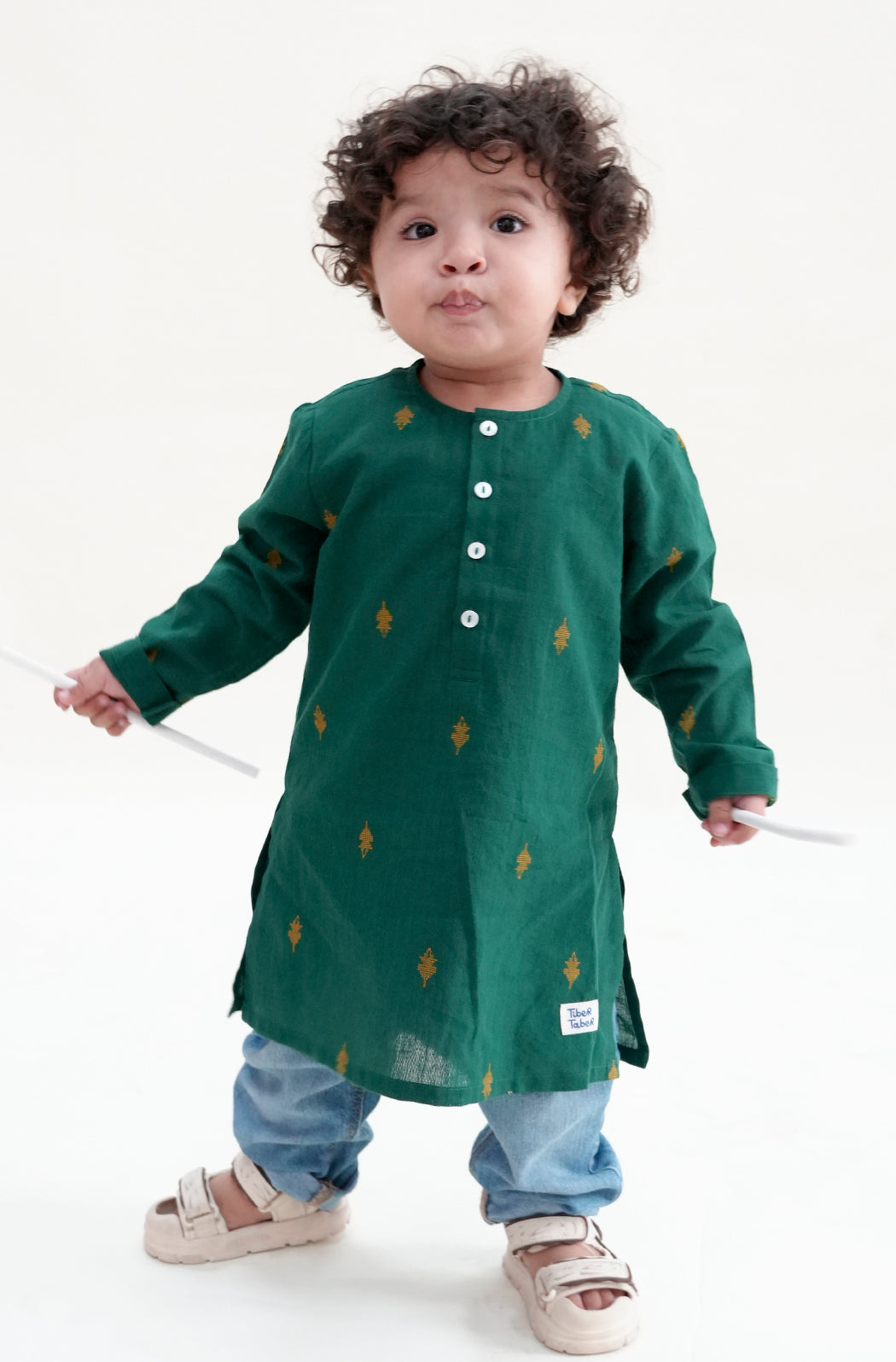 Green Buta Kurta - Image 5