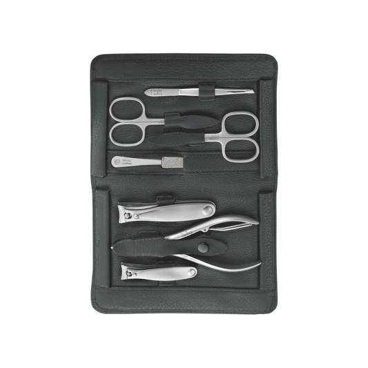 Niegeloh Imantado XL 7pc Manicure Set In High Quality Leather Case