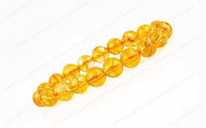 Citrine Bracelet - Stone of Abundance, Wealth & Luxury Life by SAMAHealing - Sustainable Living (View 6)