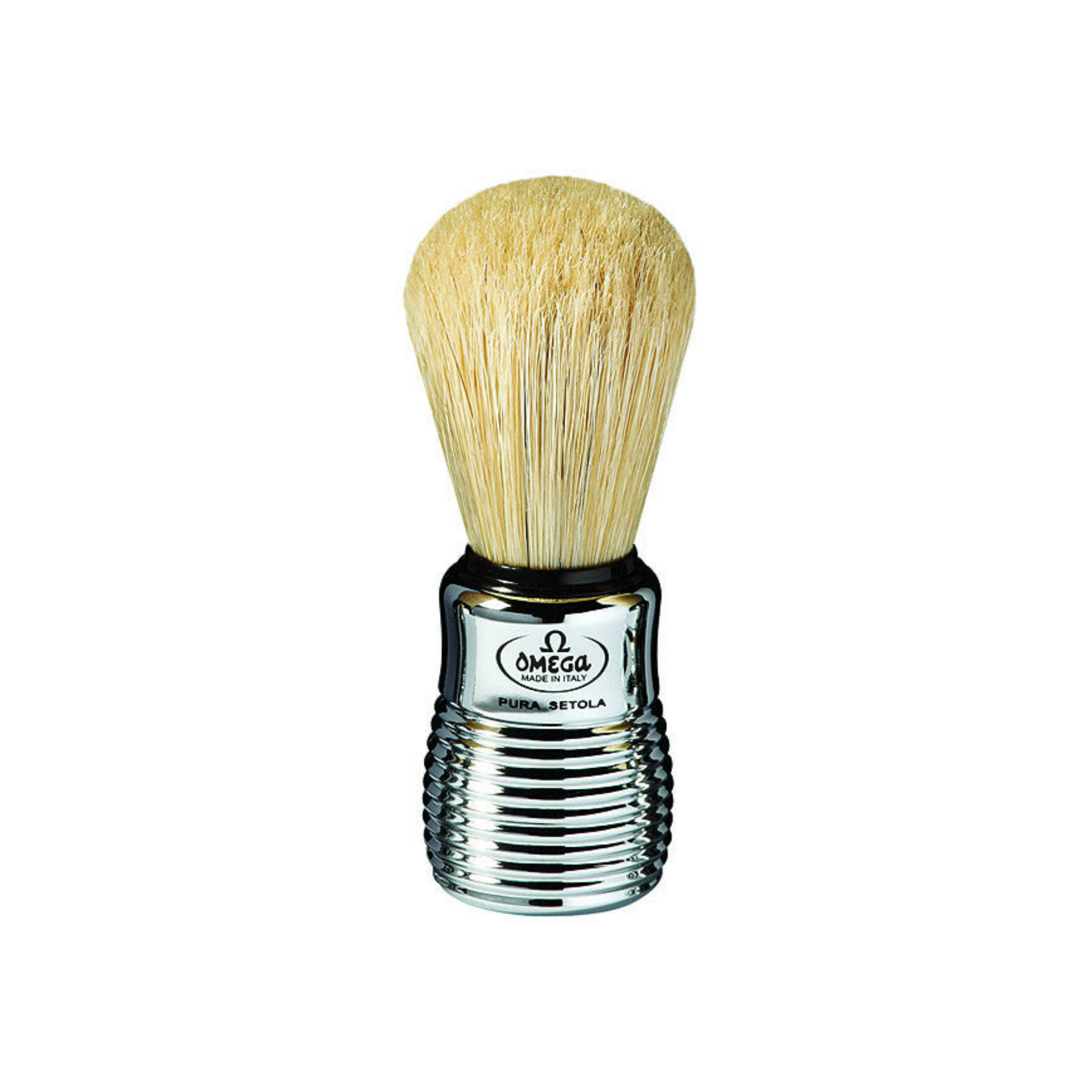 Omega Boar Bristle Shaving Brush With Chromed Plastic Handle by Omega - Shaving Brushes (View 2)