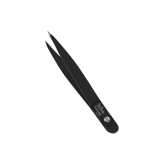 Niegeloh TopInox Pointed Tweezers Black 9cm