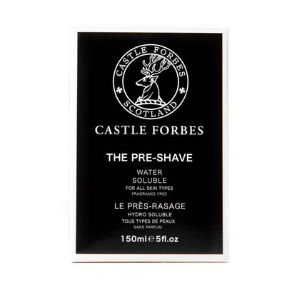 Luxury Water Soluble Pre Shave, Unscented, Suitable for all Skin Types, 5 fl.oz / 150ml by Castle Forbes - Pre Shave Balm