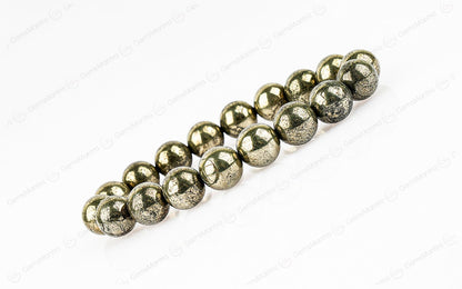 Pyrite Bracelet - Attract Wealth, Prosperity and Success by SAMAHealing - Sustainable Living (View 6)