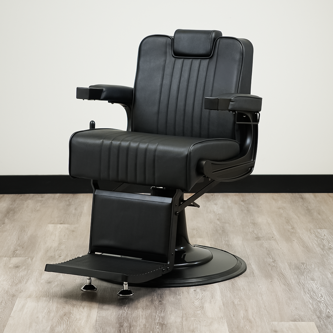 Cedrus Barber Chair - Black by LEVANT BARBER EQUIPMENT - Sustainable Living (View 2)