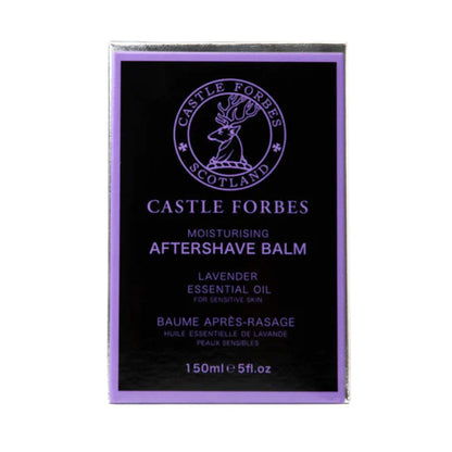 Luxury Aftershave Balm, Lavender Essential Oil, No Added Alcohol, 5 fl.oz / 150ml by Castle Forbes - Post Shave Balms