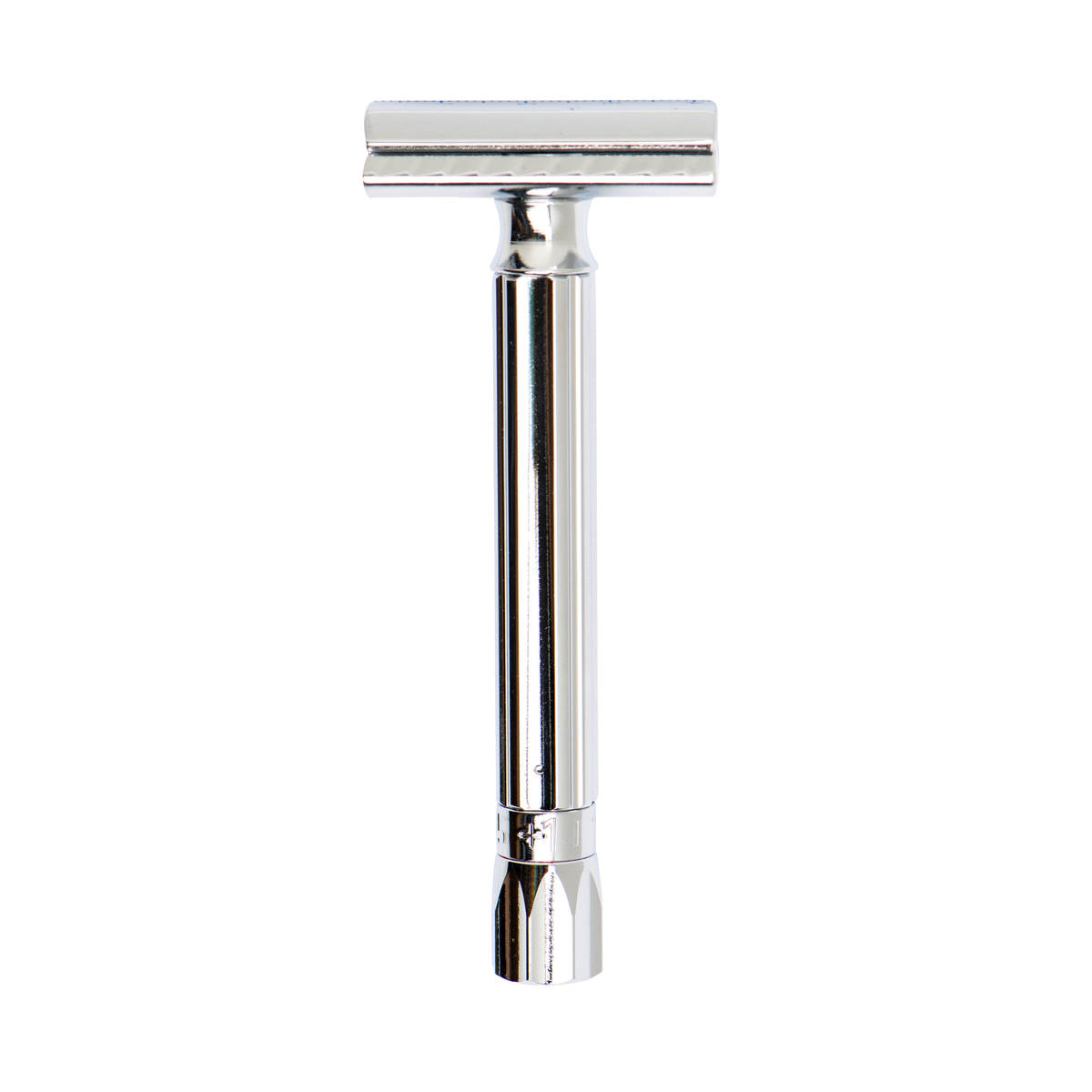 MERKUR 510 Progress, Adjustable Safety Razor With Bright Chrome Metal Knob