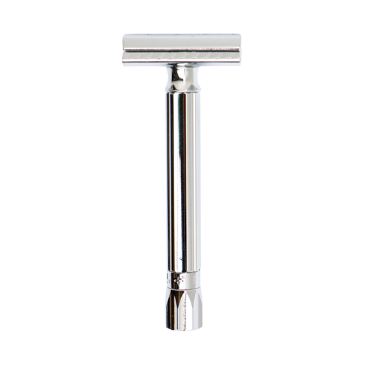 MERKUR 510 Progress, Adjustable Safety Razor With Bright Chrome Metal Knob