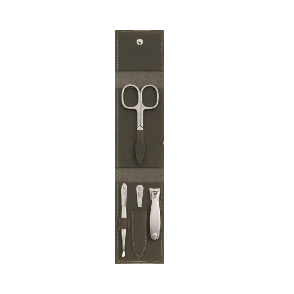 Niegeloh Havana S 4pc Manicure Set In High Quality Leather Case
