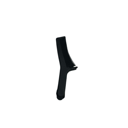 Micro Moustache Comb w/Clip - Black by Col Conk - Mustache Combs (View 2)