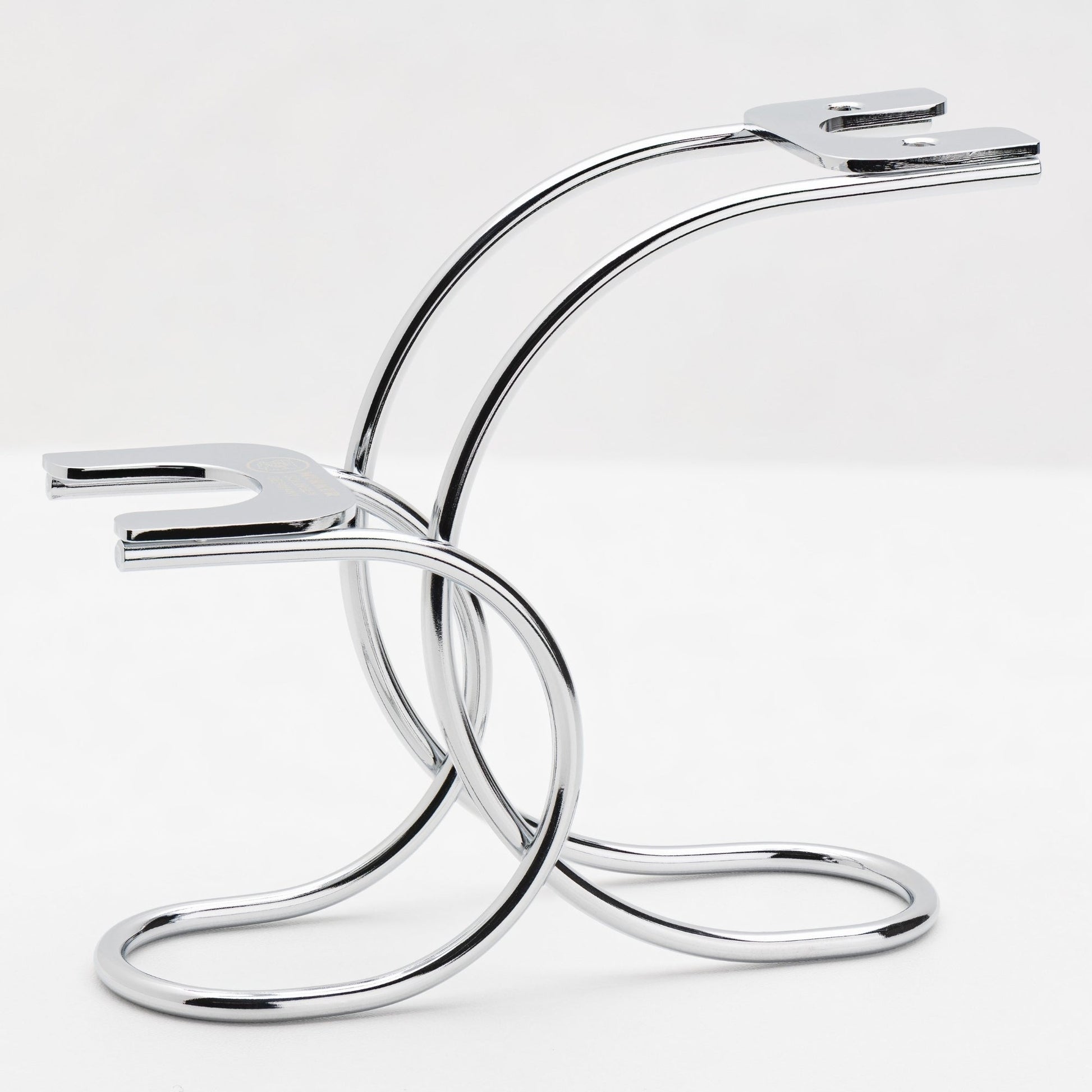 Merkur Curved Stand for DE Safety Razor and Shaving Stand, Chrome - Eco-friendly - Sama Homes