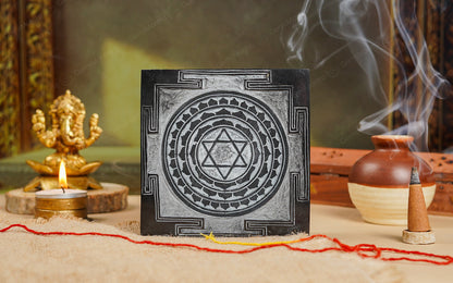 Premium Handmade Shaligram Kuber Yantra by SAMAHealing - Yantra