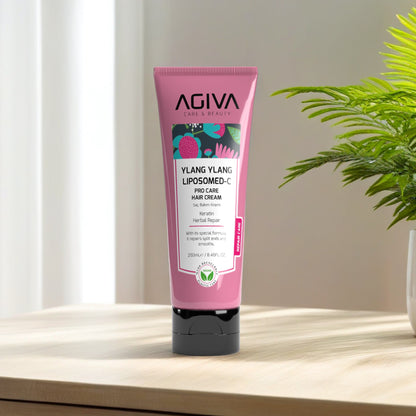 Agiva Ylang Ylang Lıpozom C Pro Care Hair Cream 250ML by Agiva - Sustainable Living (View 3)