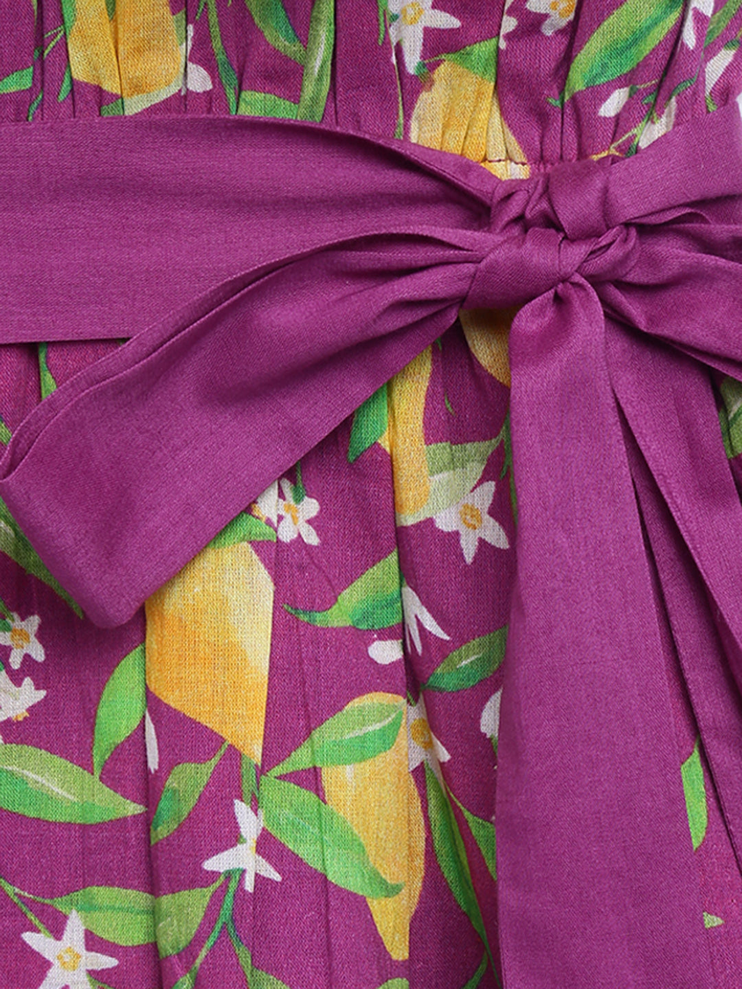 One Shoulder Mango Dress-Purple - Image 5