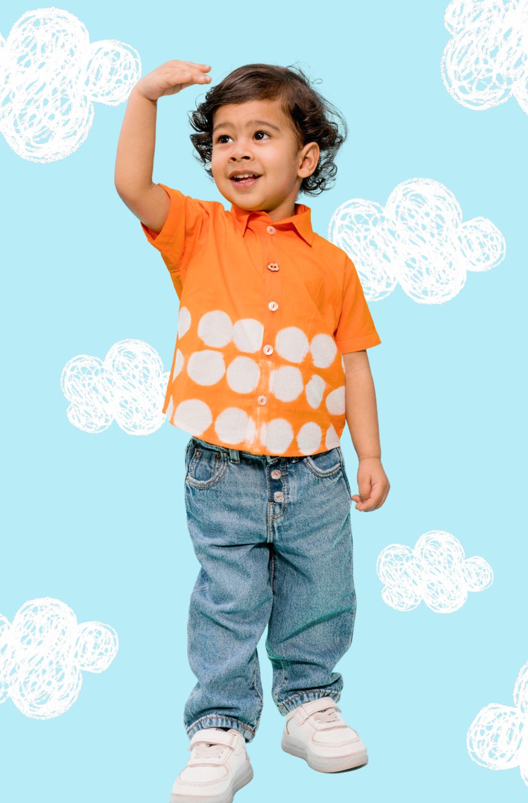 Circle High Shirt - Orange - Image 6