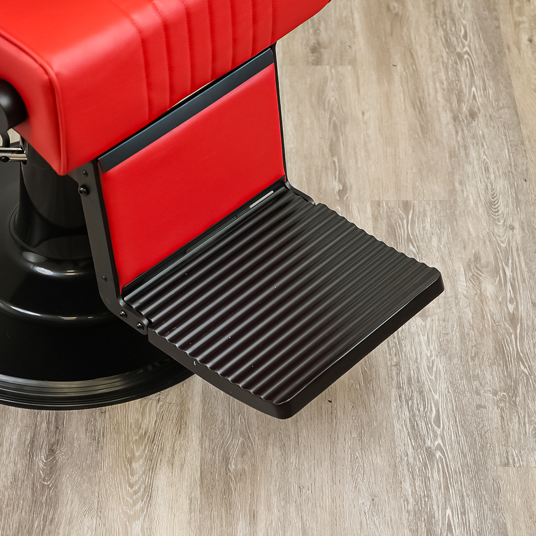 Cedrus Barber Chair - Red by LEVANT BARBER EQUIPMENT - Furniture (View 20)