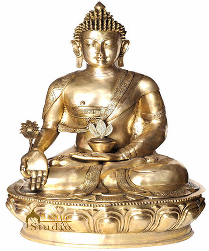 Large Size Home Garden Indoor Outdoor Décor Blessing Buddha Big Statue 4 Feet by vendor-unknown - Buddha