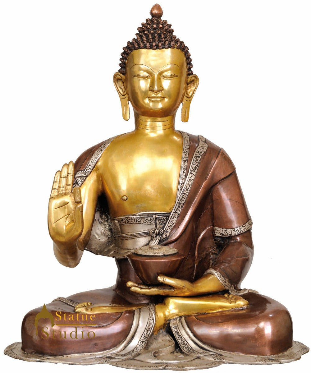 Large Size Home Garden Indoor Outdoor Décor Blessing Buddha Gifting 28" - Image 2