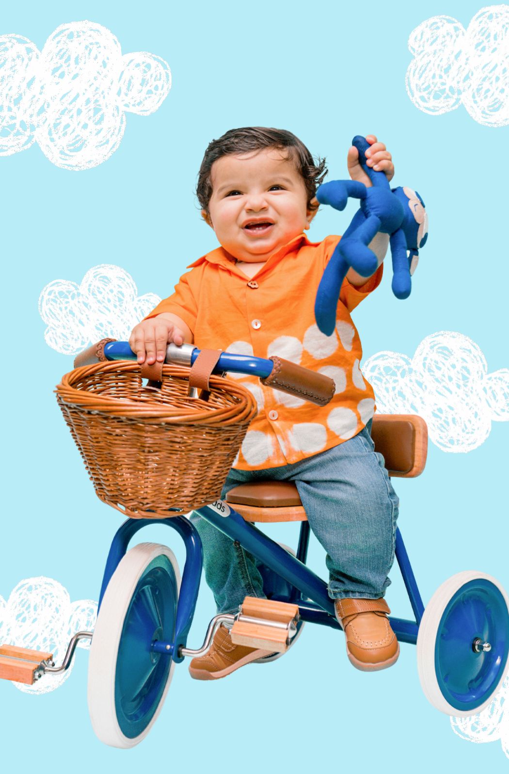 Circle High Shirt - Orange - Eco-friendly - Sama Homes