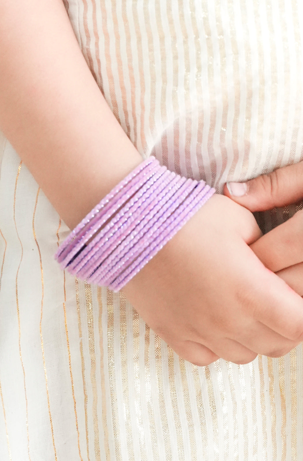 Lavender Sparkle Bangles