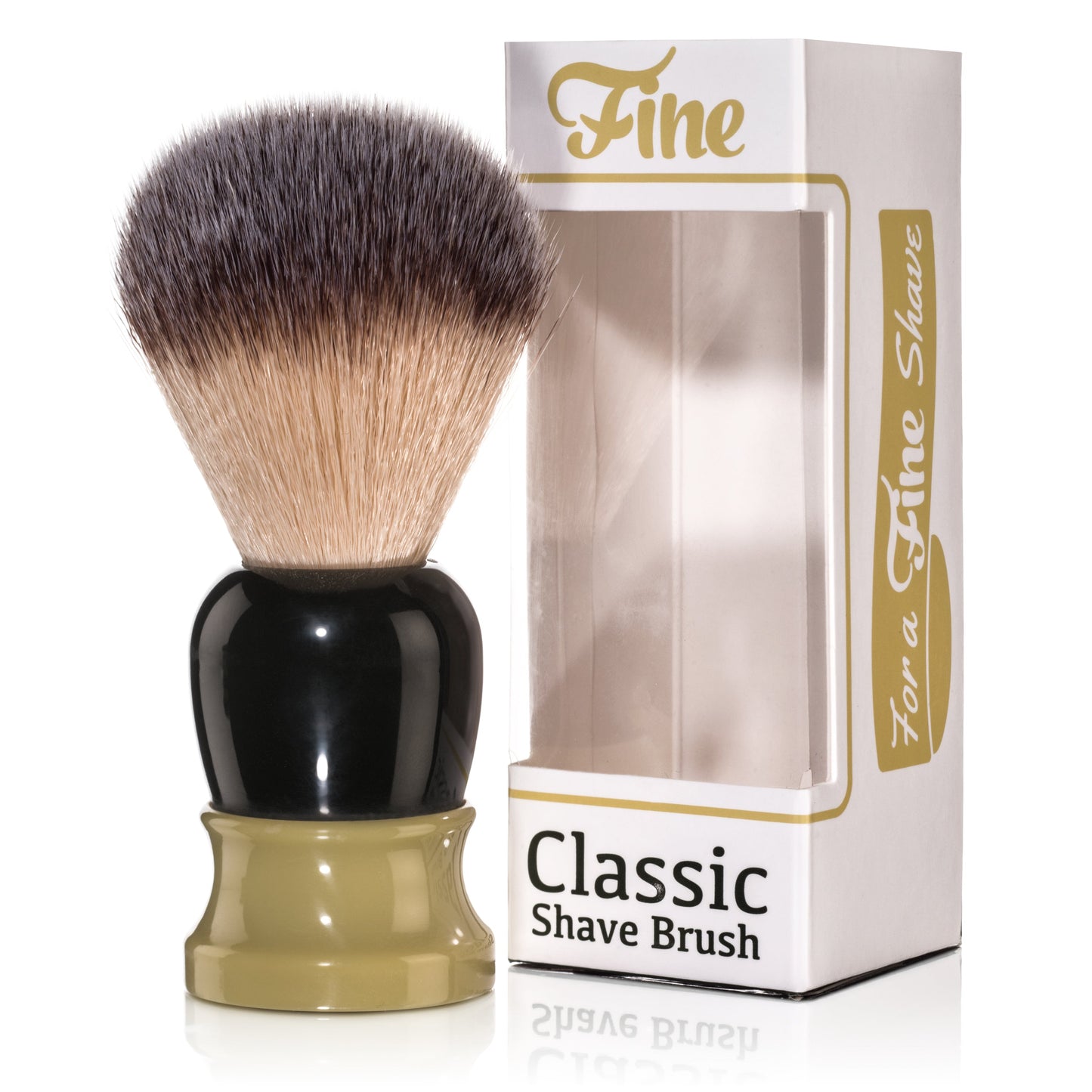 Fine Accoutrements Classic Shaving Brush - Green/Gold
