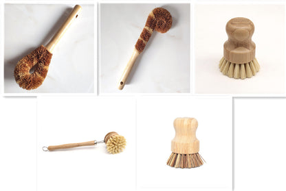 Natural Sisal Cleaning Brush with Beech Wood Handle – Eco-Friendly Kitchen Brush for Pots & Tableware by SAMA Homes - 0 (View 7)