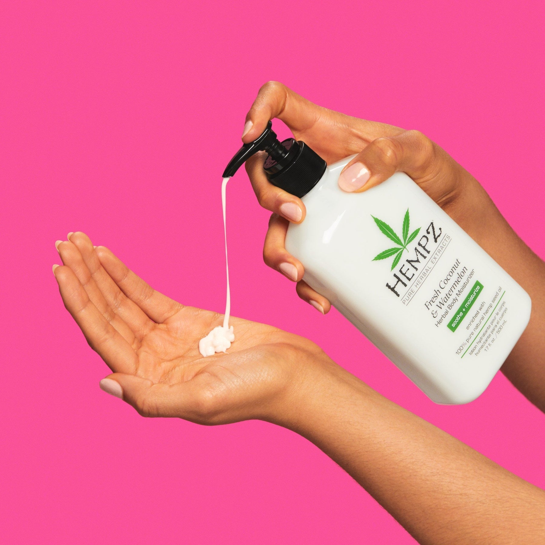 Fresh Coconut & Watermelon Herbal Body Moisturizer 17 OZ. - Image 3