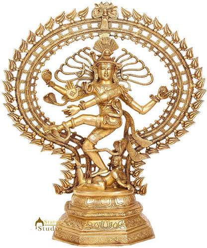 Large Size Indian God Dancing Shiva Nataraja 2.5 Feet Office Home Décor Idol by vendor-unknown - Hindu Gods