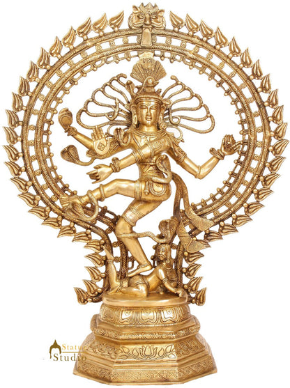 Large Size Indian God Dancing Shiva Nataraja 2.5 Feet Office Home Décor Idol by vendor-unknown - Hindu Gods (View 2)